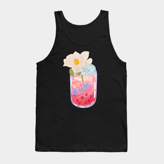 Strawberry Bubblegum Tank Top by LauraOConnor